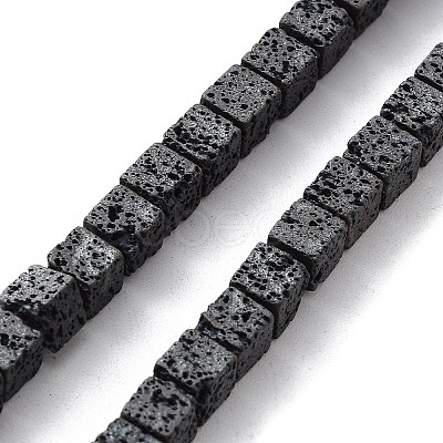 Natural Lava Rock Beads Strands G-H303-C03-1