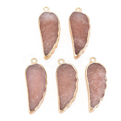 Natural Agate Pendants G-N326-127-B03-1