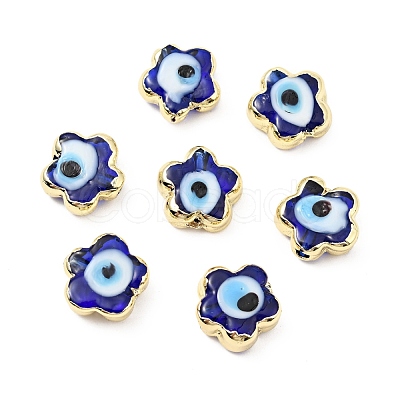 Handmade Evil Eye Lampwork Beads LAMP-G151-01G-05-1