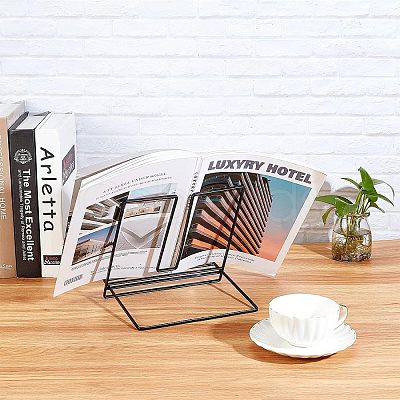 Iron Book Display Frame ODIS-WH0008-45-1