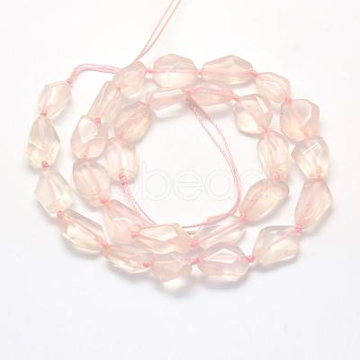 Natural Rose Quartz Beads Strands G-L464-30-1