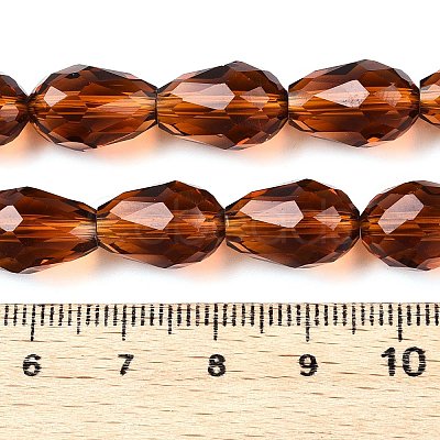 Transparent Glass Beads Strands EGLA-N013-T10mm-D20-1