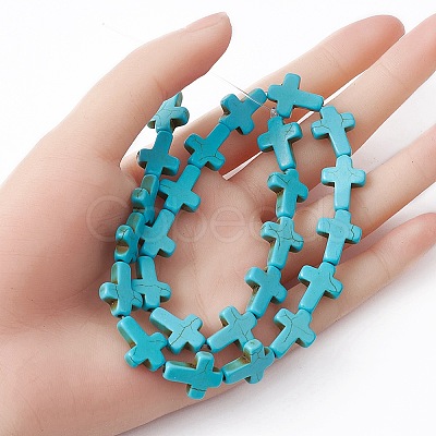 Synthetic Turquoise Beads Strands TURQ-YW0001-01B-1