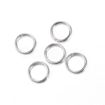 Tarnish Resistant 304 Stainless Steel Jump Rings STAS-N0014-71P-8mm-1