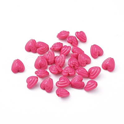 Opaque Acrylic Beads X-SACR-R827-04-1