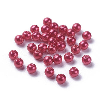 Imitation Pearl Acrylic Beads PL616-13-1