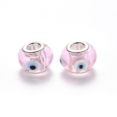 Handmade Evil Eye Lampwork European Beads LPDL-N001-003-1