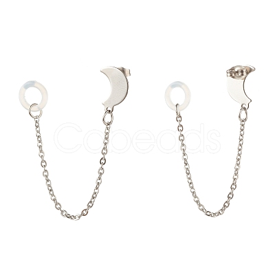 Tarnish Resistant Anti-Lost Earring for Wireless Earphone EJEW-JE04785-1