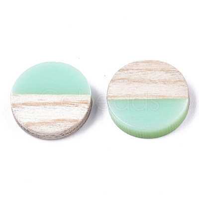 Resin & Wood Cabochons RESI-R425-05D-1