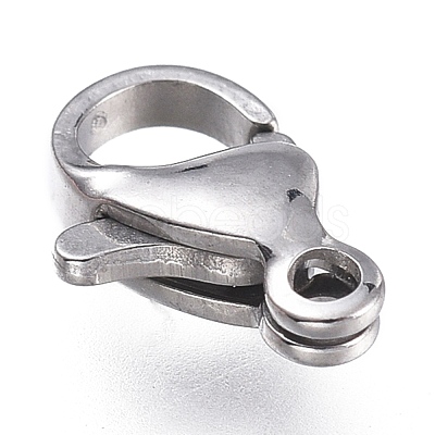 Tarnish Resistant 316 Surgical Stainless Steel Lobster Claw Clasps STAS-M281-01P-B-1