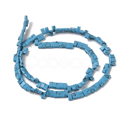 Synthetic Turquoise Beads Strands G-Z045-A23-01-1