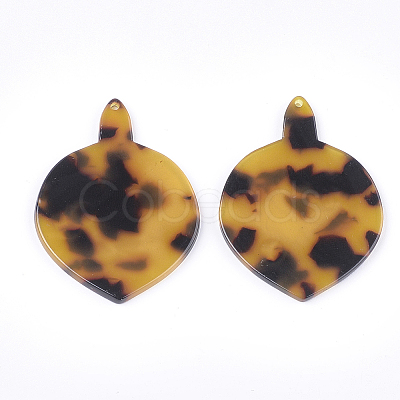 Cellulose Acetate(Resin) Pendants KY-T011-03B-03-1