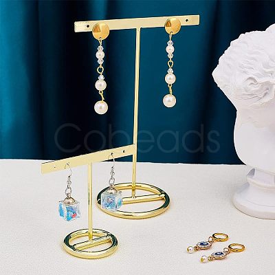 Iron Earring Display Stands EDIS-WH0007-02-1