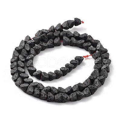 Natural Lava Rock Beads Strands G-H303-C25-1