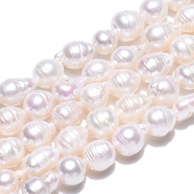 Natural Baroque Pearl Keshi Pearl Beads Strands PEAR-S020-F04-02-1