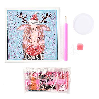 DIY Christmas Theme Diamond Painting Kits For Kids DIY-F073-11-1