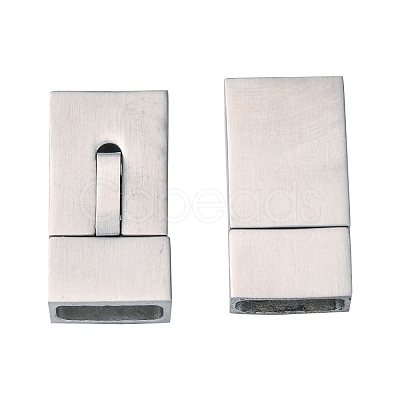 Tarnish Resistant 304 Stainless Steel Bayonet Clasps STAS-P180-38P-1