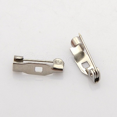 Tarnish Resistant 304 Stainless Steel Pin Brooch Back Bar Findings STAS-N022-01-1