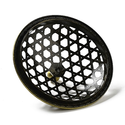 Alloy Mesh Lid AJEW-XCP0002-48-1