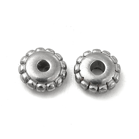 304 Stainless Steel Disc Beads STAS-P319-14A-P-1