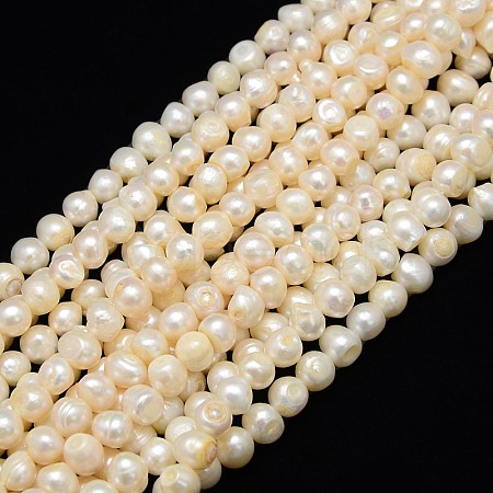 Natural Cultured Freshwater Pearl Beads Strands PEAR-L001-E-14-1