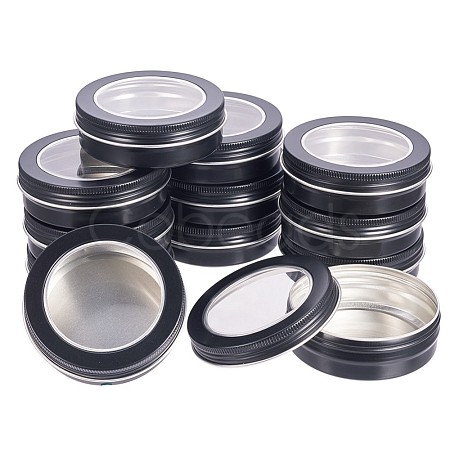 BENECREAT Round Aluminium Tin Cans CON-BC0005-14B-1