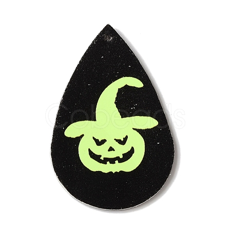 Halloween Imitation Leather Pendants FIND-K017-04D-05-1