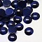 Cat Eye Cabochons, Half Round, Midnight Blue, 14x3mm