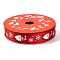 5 Yards Christmas Polyester Printed Ribbon, for Gift Wrapping, Santa Claus, 5/8 inch(16mm)