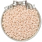 Baking Paint Glass Seed Beads, Round Hole, Peanut, PeachPuff, 6x4mm, Hole: 1mm, about 100pcs/set