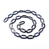 Handmade Acrylic Cable Chains AJEW-JB00947-05-1