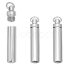 CHGCRAFT 3Pcs 304 Stainless Steel Perfume Bottle Pendants STAS-CA0002-08-1
