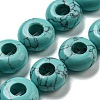 Synthetic Turquoise Beads Strands G-P536-A16-01-1
