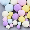 DIY Doll Craft Polyester High-elastic Pompon Ball AJEW-R093-01-E01-1