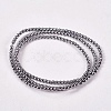 Electroplate Non-Magnetic Synthetic Hematite Beads Strands X-G-J169A-2mm-02-2