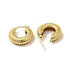 Rack Plating Brass Croissant Hoop Earrings for Women EJEW-F288-18G-2