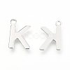 Non-Tarnish 201 Stainless Steel Charms STAS-C021-06P-K-2