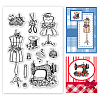 Custom PVC Plastic Clear Stamps DIY-WH0448-0601-1