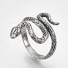 Alloy Cuff Finger Rings X-RJEW-S038-192B-1