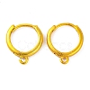 Brass Hoop Earring Findings KK-G502-01G-1