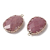 Natural Rhodonite Faceted Pendants G-Q169-01G-01-2