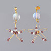 (Jewelry Parties Factory Sale)Dangle Stud Earrings EJEW-JE03694-03-2