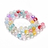 Transparent Glass Beads Strands GLAA-F114-02A-05-2