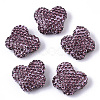 Handmade Polymer Clay Rhinestone Beads RB-T017-09D-1