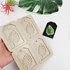 Food Grade Leaf DIY Pendant Silicone Molds PW-WG63601-01-2