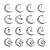 PandaHall Jewelry 28Pcs 7 Style Tibetan Style Zinc Alloy Pendants FIND-PJ0001-25-2