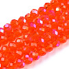 Electroplate Glass Beads Strands EGLA-A034-T6mm-L29-1