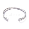 304 Stainless Steel Cuff Bangles BJEW-M284-10-3