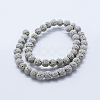 Natural Lava Rock Beads Strands X-G-P349-01-8mm-2