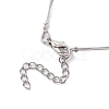 Nylon-coated Stainless Steel 3 Layer Necklaces NJEW-JN05050-5